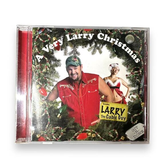 Larry The Cable Guy CD A Very Larry Christmas 2004 Git R Done Comedian Funny - Picture 1 of 7